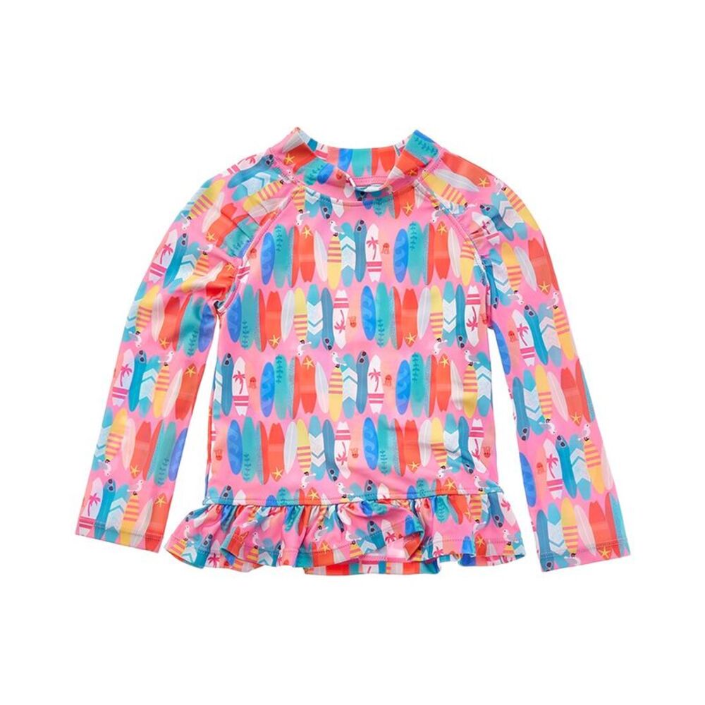 Flap Happy Girls Mystic Mermaids Top, Pink